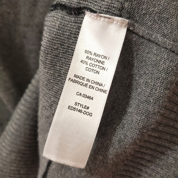 Reitmans - Dachshund wraparound front back Knit Sweater - Size L - Picture 6 of 7